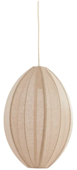 Hanglamp Milatos Jute, kleur Naturel