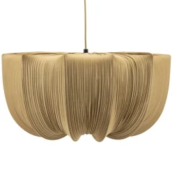 Hanglamp Nuvia Stof, kleur Naturel