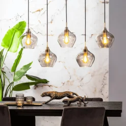 Hanglamp Rakel kleur Antiek Brons / Smoke