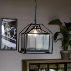 Hanglamp Rockford 36cm, kleur Zwart