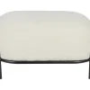 Hocker Brandan Teddy, kleur Ivory
