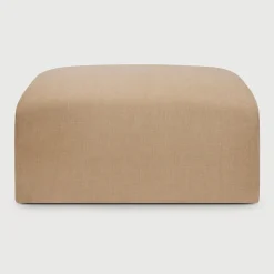 Hocker Bulky 80 x 60cm, kleur Light Sepia