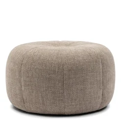 Hocker Falcone Chenille Jacquard, kleur Bright Taupe