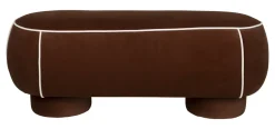 Hocker Jannetta 121 x 44cm, kleur Rood