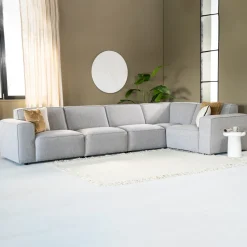 Hoekbank Amarillo kleur Staalgrijs