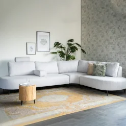 Hoekbank Danique kleur Lichtgrijs