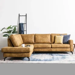 Hoekbank Isabella kleur Mosterd