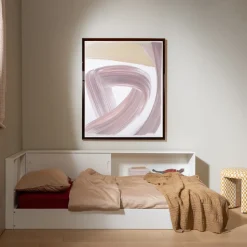 Hoekbed Carter Grenenhout, 90 x 200cm