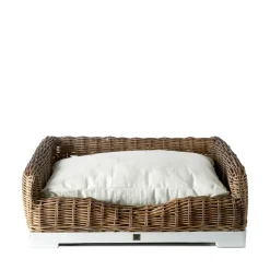 Hondenmand Classic Rustic Rattan, kleur Bruin