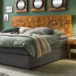 Hoofdbord Dionisios Teakhout, 220 x 120cm