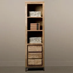 Industriële Boekenkast Venetië met 3 lades