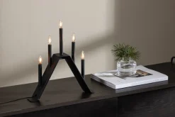 Kaarshouder/Tafellamp Barett 5-lamps