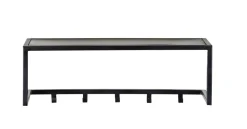 Kapstok Abby Met 5 haken, kleur Zwart