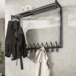 Kapstok Carmelo Met 20 haken en plank