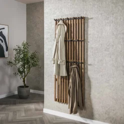 Kapstok Darah Latjes Mangohout met 14 haken, 160 x 60cm