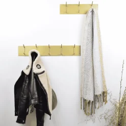 Kapstok Factory Met 6 haken, kleur Goud