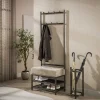Kapstok Karalynn Met bankje en 7 haken