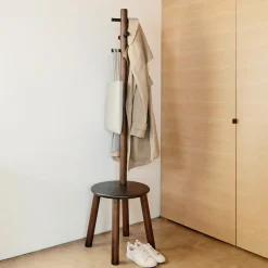 Kapstok Pillar Met krukje