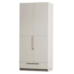 Kledingkast Pure Grenenhout, 2-deurs, kleur Dust