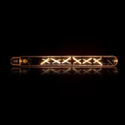 Kooldraadlamp Buis 30cm E27 LED 4W goldline , dimbaar