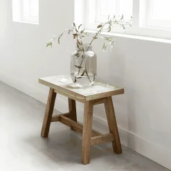 Krukje Herringbone Teakhout, 60cm