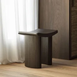 Krukje Roller Max Gevernist Mahoniehout, kleur Donkerbruin