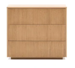 Ladekast / Commode Helvine Eiken, Met 3 laden