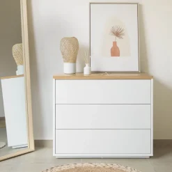 Ladekast Abilen Eiken, 90 x 75cm