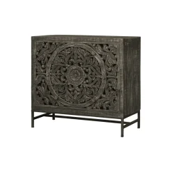 Ladekast Casina kleur Zwart