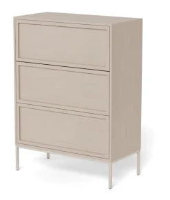 Ladekast Nakea Eikenlook, Met 3 laden