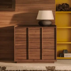 Ladekast Onix Notenfineer, 78 x 100cm