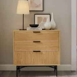 Ladekast Shoua Eiken