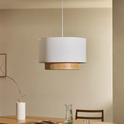 Lampenkap Erna Bamboe en stof