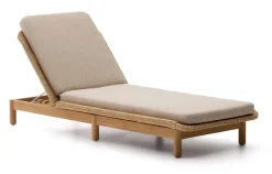 Ligbed Galea Teakhout en rattan