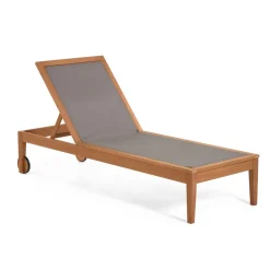 Ligstoel Caterin, 195cm, kleur Naturel