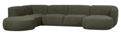 Lounge U-Bank Polly Links, 353cm, Woven
