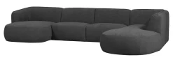 Lounge U-Bank Polly Rechts, 353cm, Woven