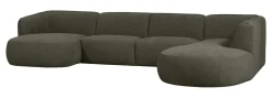 Lounge U-Bank Polly Rechts, 353cm, Woven