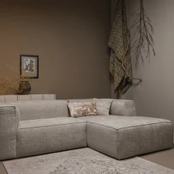 Loungebank Bean Grove Melange, kleur Travertin