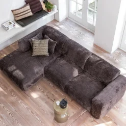 Loungebank Cloud Chenille, kleur Warm Bruin