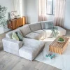 Loungebank Elise kleur beige