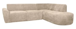 Loungebank Espen Elite stof, kleur Clay