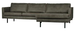 Loungebank Rodeo Rechts, Eco Leder