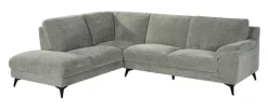 Loungebank Santino Elite stof, kleur Stone