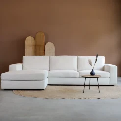 Loungebank Uno 304cm, kleur Off White