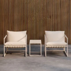 Loungeset Kandie Met 2 loungestoelen en tafel