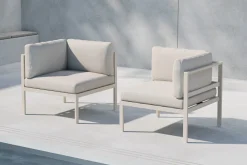 Loungeset Lasheka Hoekmodule, kleur Beige