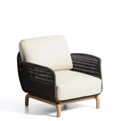 Loungestoel Alipa Acaciahout en touw