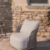 Loungestoel Osani kleur Beige/Taupe