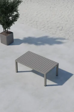 Loungetafel Lasheka 120 x 70cm, kleur Bruin